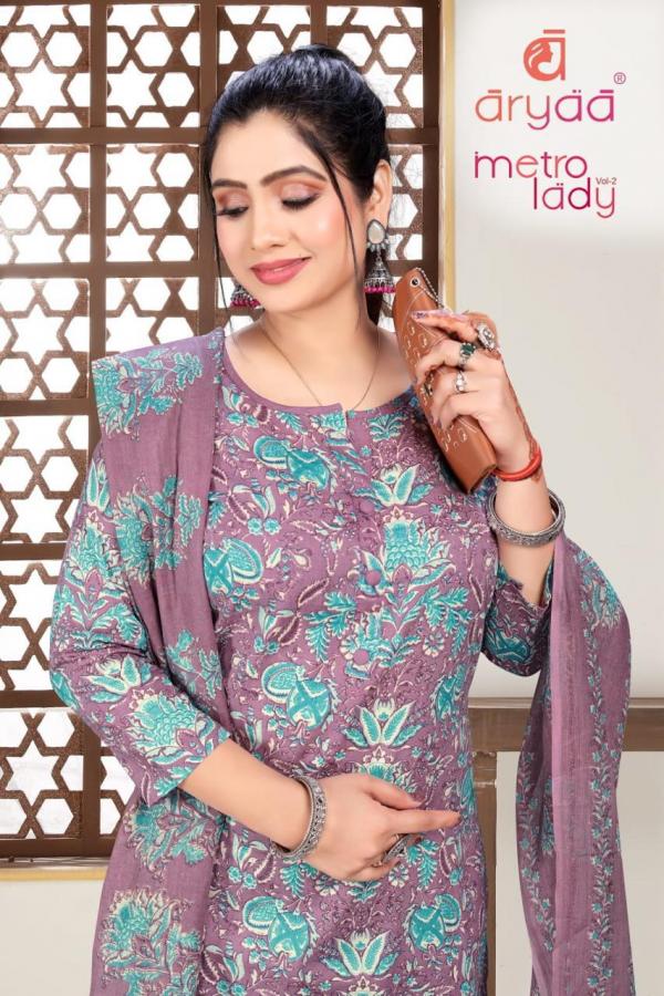 Aryaa Metro Lady Vol-2 – Kurti Pant With Dupatta